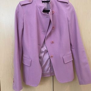 Theory lavender wool jacket size 6